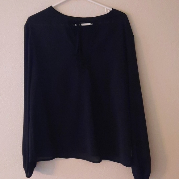 Black Sheer Blouse   *BOGO* - Picture 1 of 4